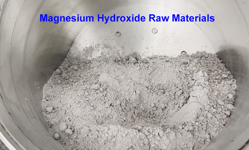Mixing granulator for magnesium hydroxide raw materials
